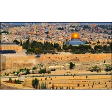 Jerusalém Israel Foto Poster 60cmx100cm Muro - Plastificado 