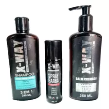 Kit Shampoo, Acondicionador Y Oleo Para Cabello Y Barba