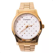 Relógio Champion Feminino Cn27974h Dourado Cor Da Correia Dourado