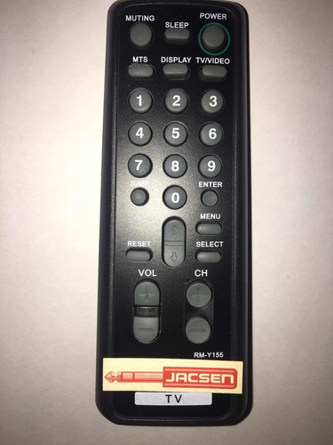 Control Remoto Para Tv Sony-rm-y155-trinitron-zona Martinez