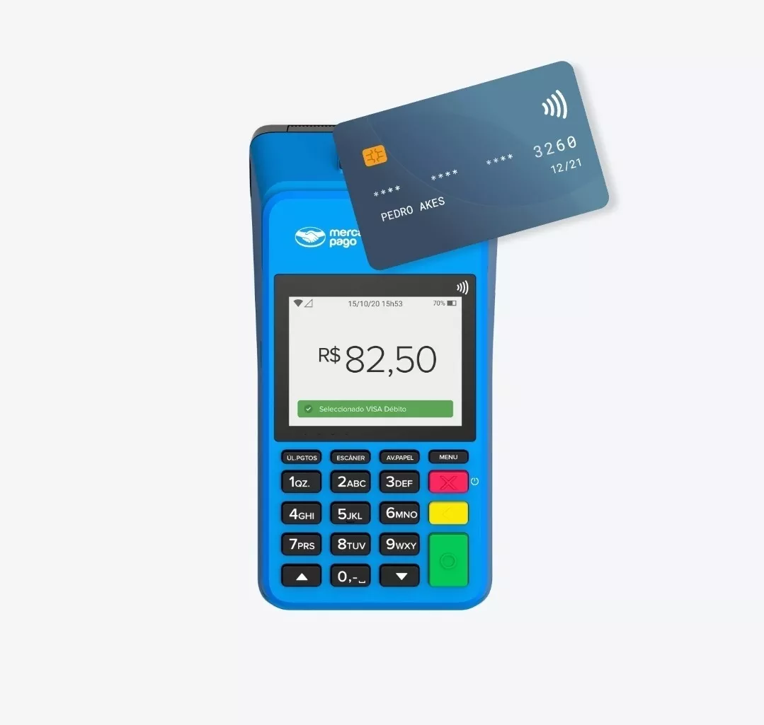 Point Pro 2 Máquina De Cartão Do Mercado Pago Nfc - Claro 3g