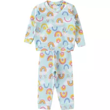 4 Pijama Infantil Menina Ou Menino Longo Inverno Frio Soft