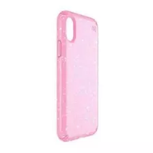 Funda Carcasa iPhone XS Y X Nueva Glitter Rosa Speck