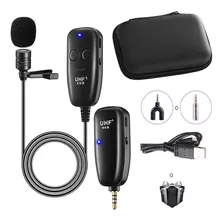 Microfono De Solapa Inalambrico Pro Bluetooth 5hr 50mt Todo