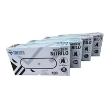 Guante Nitrilo Topsafe Negro Talla S-m-l-xl Caja De 100 Unid