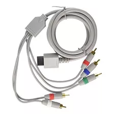 Wii Con Punta De Oro Cable De Componentes.