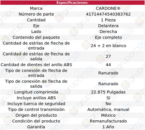 Flecha De Traccin Der P/ Hyundai Tiburon V6 2.7l 03 Al 08 Foto 4