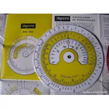 Regla De Calculo Circular Marca Aristo Modelo 603/604