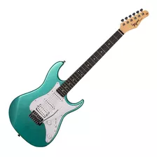 Guitarra Tagima Tg-520 Msg Df/pw Metallic Surf Green