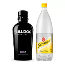 Gin Bulldog 700 Ml + Schweppes Tónica 1,5 Lts Fullescabio