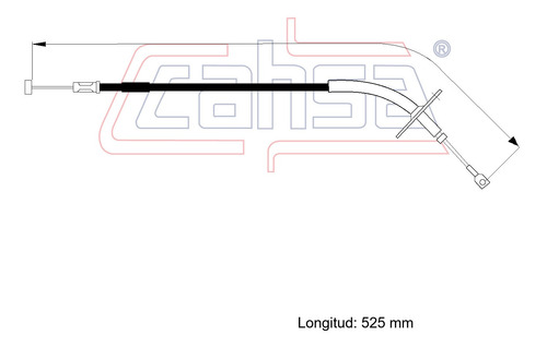 Cable Acelerador Para Nissan Sunny 1.2l 1978 Foto 2