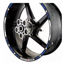 Adesivo Roda Friso Refletivo Suzuki Srad Gsx R750 750 Az