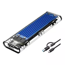 Case Ssd M2 Adaptador Sata Pci Nvme Nv2 Usb 3.1 Type-c 10gb