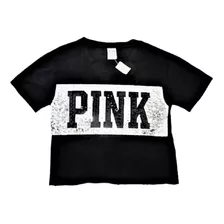 Camiseta Pink Xs/s De Colección Exclusiva Liquidación