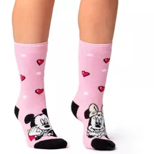 Meia Térmica Feminina Heat Holders Lite 1.6 Minnie Mouse