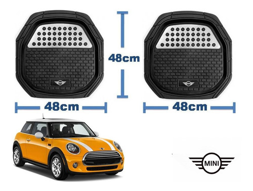 Tapetes Charola 3d Logo Mini Cooper 2014 2015 2016 2017 2018 Foto 3