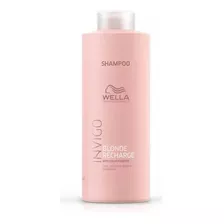 Shampoo Wella Professionals Invigo Blonde Recharge En Botella De 1000ml Por 1 Unidad