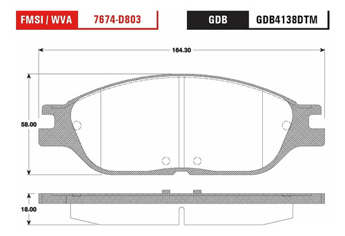 Balatas Delanteras Ford Windstar 1999-2000-2001-2002 Trw Foto 2