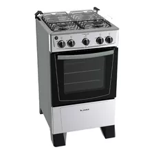 Cocina Combinada James C-205 B Frente Inox Horno Electrico