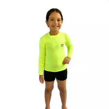 Camisa Térmica Infantil Menino Proteção Uv 50 Praia Piscina