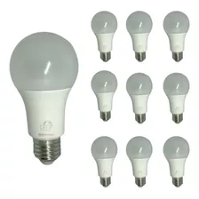 Kit Dez 10 Lâmpadas Bulbo Led Branca Fria Iluminação