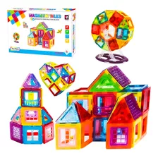 Juego Bloques Magnéticos 70 Pcs Juguete Construcción El Rey