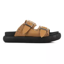 Birks De Mujer Batistella Sandalia De Cuero Suela Con Tachas