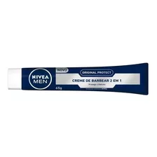 Creme De Barbear 2 Em 1 Nivea Men Original Protect 65g