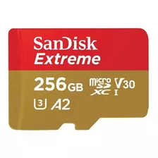 Tarjeta De Memoria Micro Sd Sandisk Extreme 256 Gb, 190mb/s