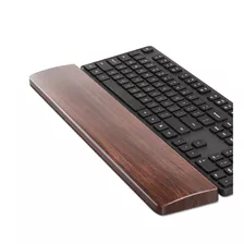 Reposamuñecas De Madera Nogal Para Teclado Vaydeer St1014