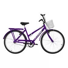 Bicicleta Feminina Retro C/ Cestinha Ultra Bikes Wave Aro 26