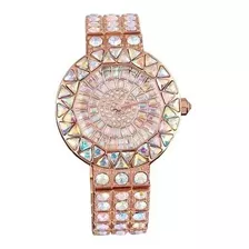 Nuevo Brillo Reloj Unico Pulsera Mujer Hermoso Cristal W104