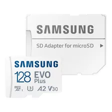 Cartão De Memória Samsung Mb-mc128ka Evo Plus 2021 Com Adaptador Sd 128gb