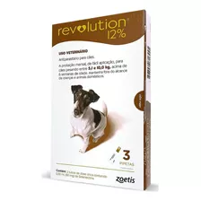 Revolution Antipulga Cães 5 A 10kg - 60mg 3 Pipetas