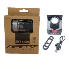 Combo Luz Led Del/tras Gw Bicicleta Ruta Mtb 300 Lum/40 Lum