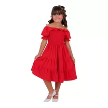 Vestido Ciganinha Infantil Menina Moda Blogueirinha Festa