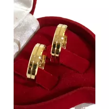 Par Alianças 4mm 4gr Casamento Ouro 18k Casamento!