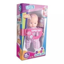 Boneca Bebê Super Soft Menina Milk Brinquedos