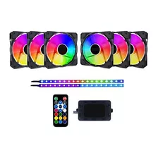 Ventilador Rgb Silencioso Fb6p2rgb De 120 Mm Cambio De ...