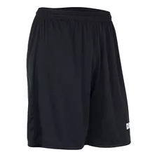 Short De Futbol Drb Liso 1.0 Negro Solo Deportes