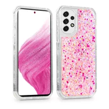 Funda Samsung Uso Rudo Tres Piezas Mujer Brillantes 360