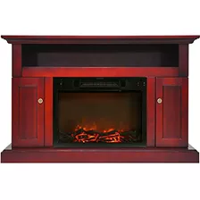 Mueble Tv Con Chimenea Eléctrica Kingsford 47''