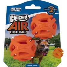 Pelotas Para Perros Chuckit! Air Fetch Ball (2 Pelotas) Color Naranja