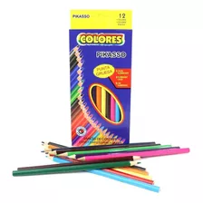 Lapices De Colores Baratos 2 Paquetes Con 12 Pzs C/u