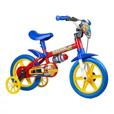 Bicicleta Infantil Menino Aro12 Freio Tambor Rodinhas Nathor