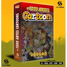 Super Pack De Cartoons Mais De 600 Vetores Editáveis