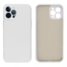 Capinha Case Protege Câmera Compatível Com iPhone 12 Pro Max Cor Branco
