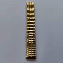 Pulseira Para Relógio Dourada 20mm Largura 