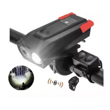 Farol Inteligente P/ Bike 800lm 4000mah 2 Led Light + Buzina