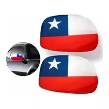 Cubre Retrovisor Funda Forro Bandera Chile Elasticado